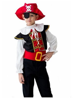 Карнавальный костюм пират В шляпе, 5-7 лет, Бока 1414-бока