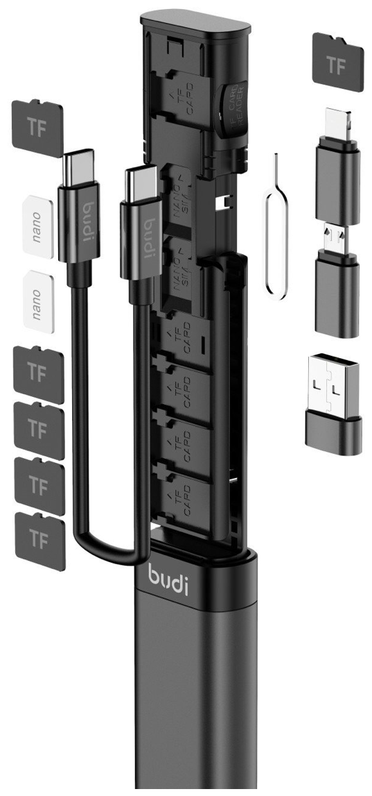 Многофункциональная подставка 9 в 1 и набор адаптеров с кабелем для смартфона, для путешествий