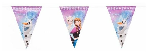 Гирлянда-вымпел Frozen Сев сияние 23м/Р