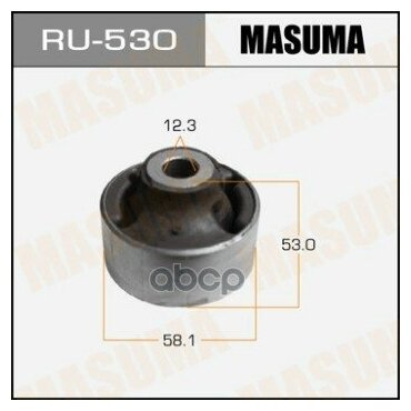 Ru-530_сайлентблок Рычага Задний! Nissan Juke 1.6/1.5dci 10> Masuma арт. RU-530