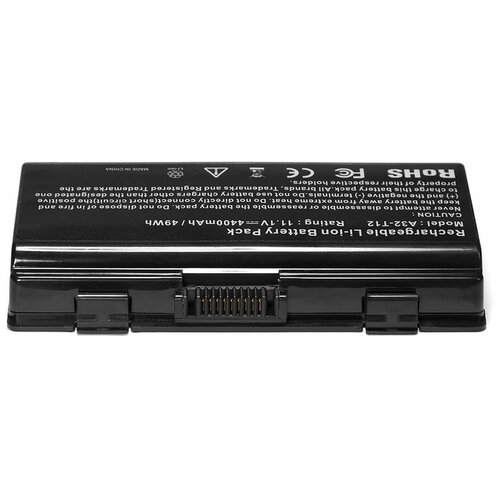 Аккумулятор для ноутбука Asus T12, T12C, T12Er, T12Fg, X51H X51L X51R X51RL X58 X85L A32-X51 A32-T12 вентилятор радиальный forcecon udqflzh16das 4pin для ноутбука asus x51r x51rl x51h 77x79x11