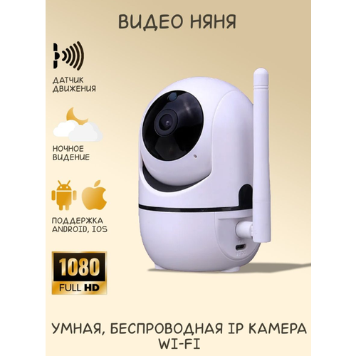 Беспроводная видеоняня WiFi с ночным видением IP камера 155900₽
