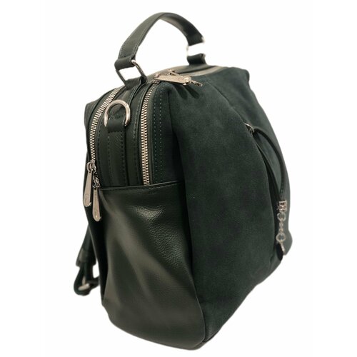 фото Рюкзак женский городской 24*24*12 см зеленый kenguluna