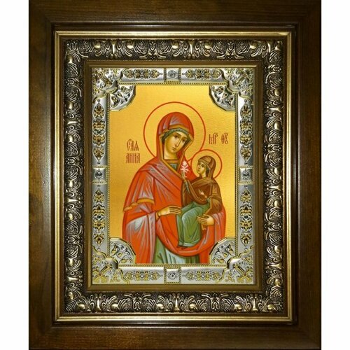 Икона Анна мать Пресвятой Богородицы, 18x24 см, со стразами, в деревянном киоте, арт вк-5745