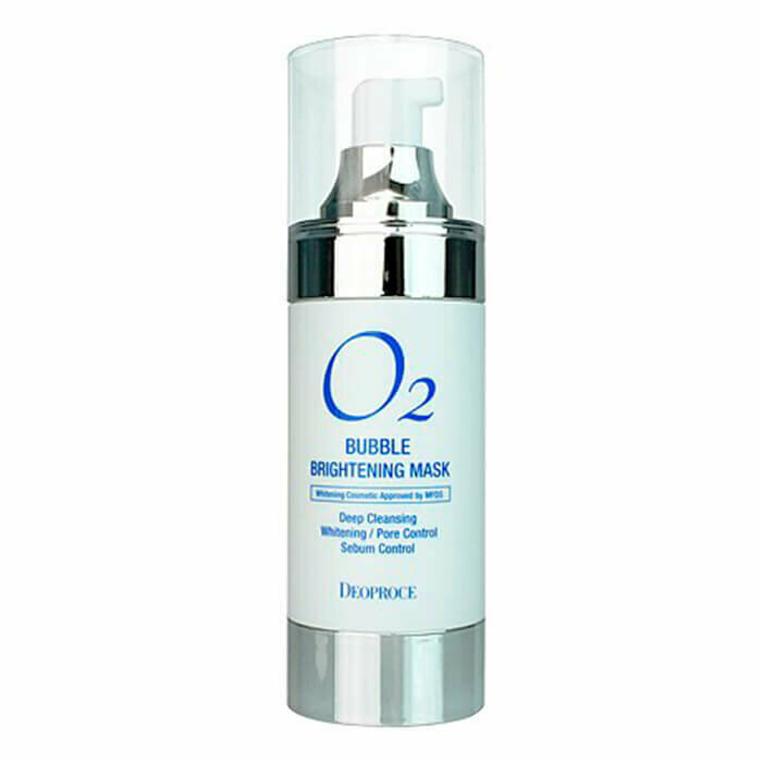 Маска кислородная для лица осветляющая Deoproce O2 Bubble Brightening Mask 100мл - фото №19