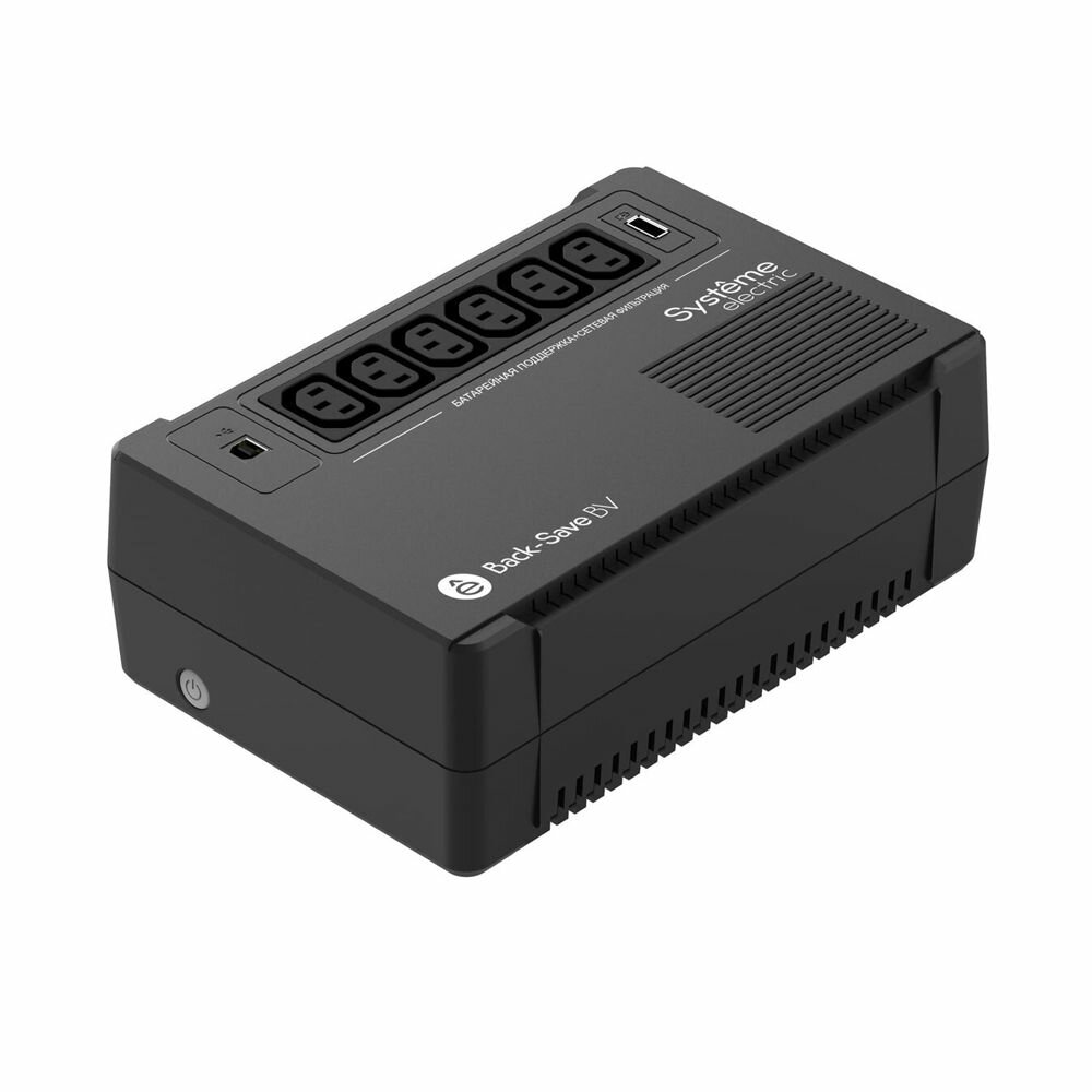 Источник бесперебойного питания Systeme Electriс Back-Save, 400VA/240W, 230V, Line-Interactive, AVR, 3xSchuko, USB charge(type A), USB (BVSE400RS) Systeme Electric - фото №19