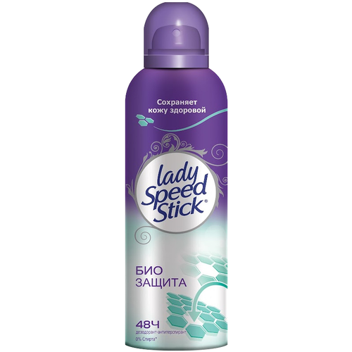 Дезодорант-антиперспирант Lady Speed Stick Био защита спрей женский