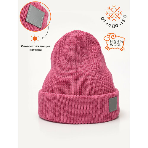 фото Шапка artel, размер 50/52, фуксия