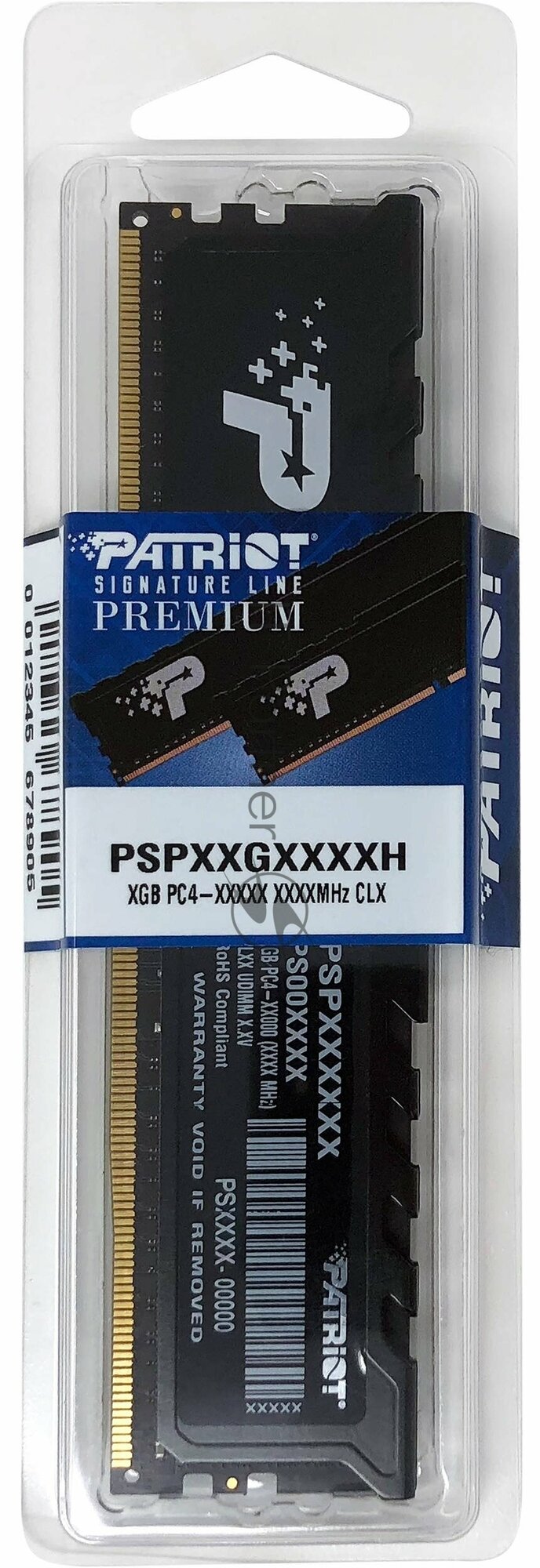 Модуль памяти DDR4 4GB Patriot Signature Premium PC4-21300 2666MHz CL19 288pin 1.2V - фото №7