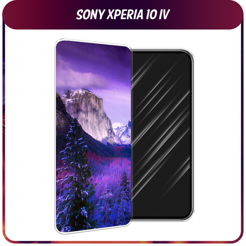 Силиконовый чехол на Sony Xperia 10 IV / Сони Иксперия 10 IV Лес 20 силиконовый чехол на sony xperia 10 iv сони иксперия 10 iv синий космос