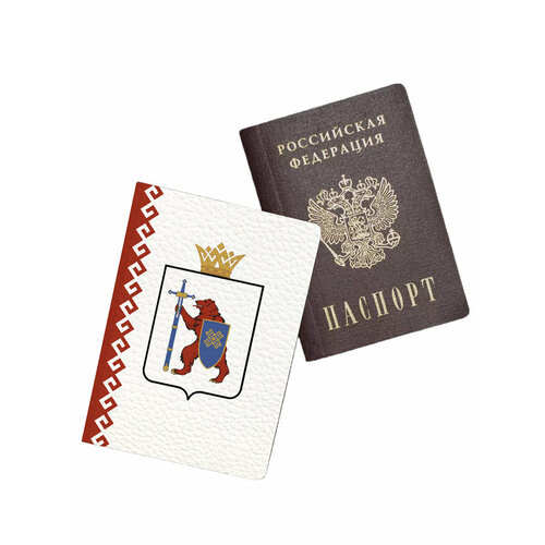 Обложка для паспорта ZEKEKS, красный, белый