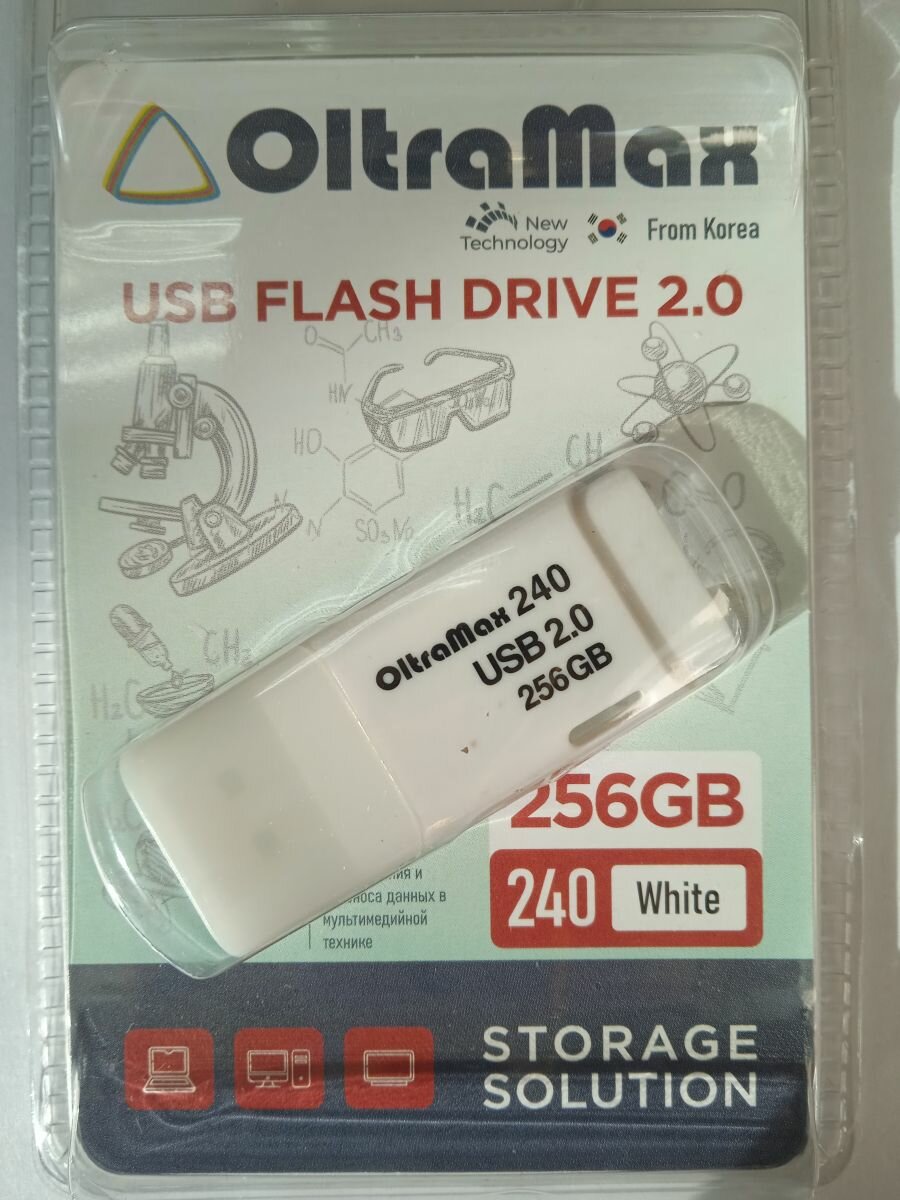 Флеш-накопитель USB 256GB OItraMax 240 белый