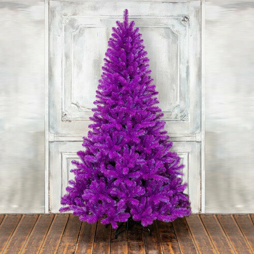 Искусственная елка Искристая 120 см, фиолетовая, мягкая хвоя, ЕлкиТорг (154120)