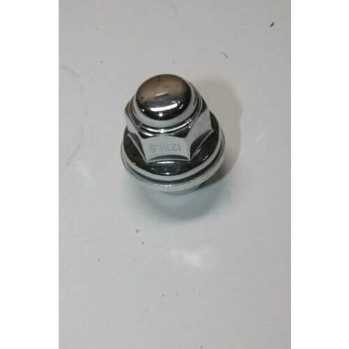 Гайка колеса М12*1,5 Хром закр, с пресс-шайбой ключ 21мм