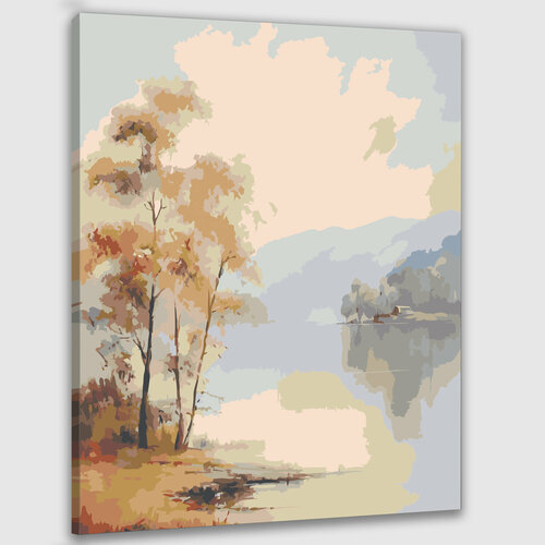 Картина по номерам 50х40 Ван Гоговский пейзаж: вдохновение природой