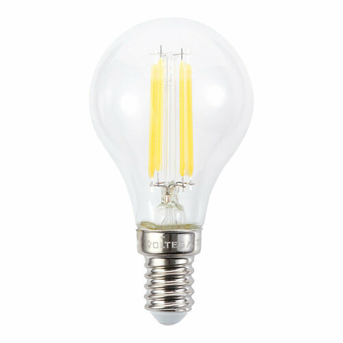 Лампа светодиодная филаментная Voltega E14 4000К 6 Вт 600 Лм 220-240 В шар прозрачная