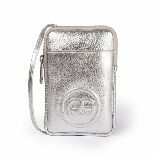 Сумка Roberta Gandolfi RG8336/ARGENTO, фактура зернистая, серебряный