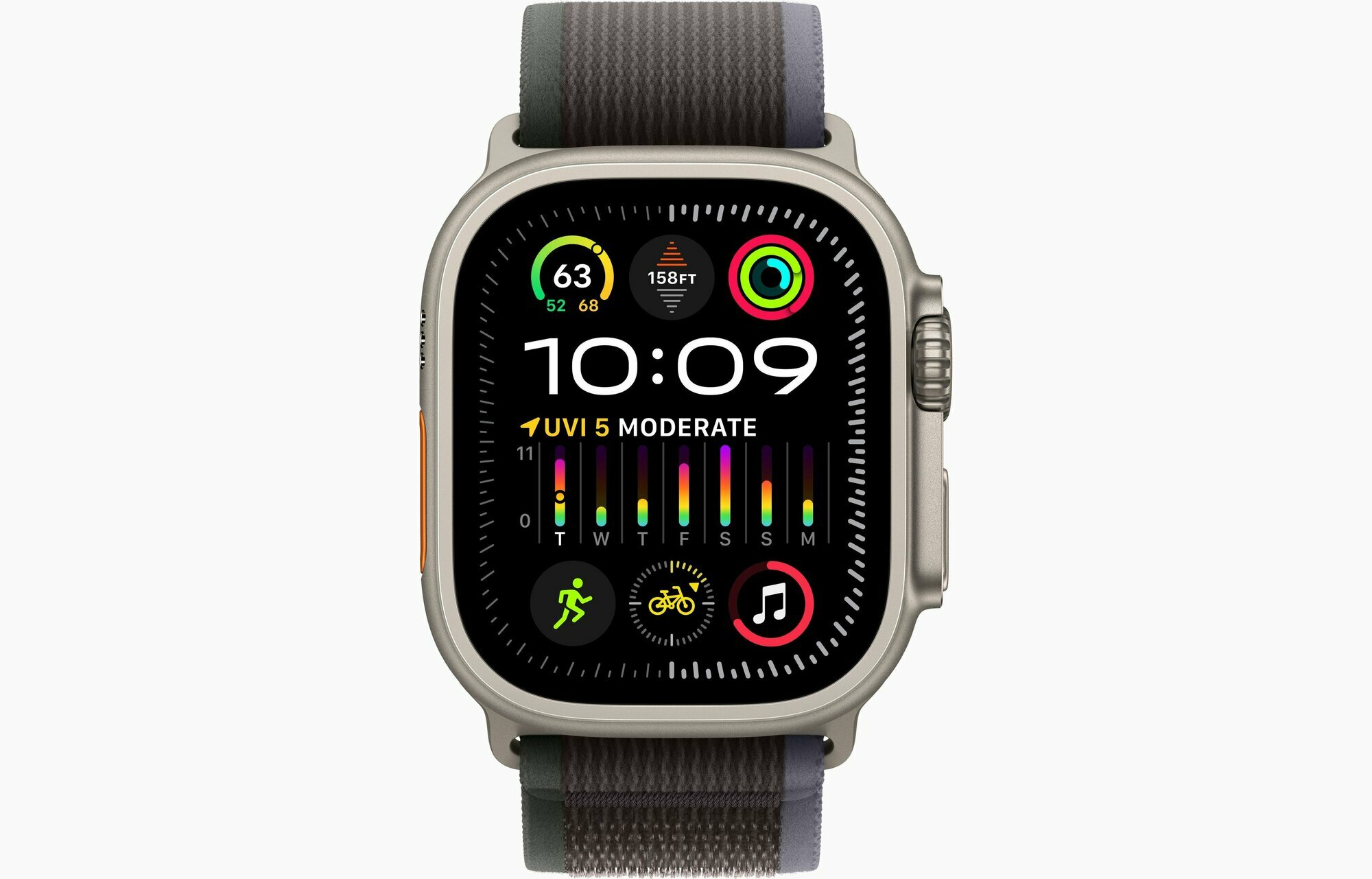 Умные часы Apple Watch Ultra 2, 49мм, Trail Loop, цвет Blue/Синий, Размер M/L — фото 1