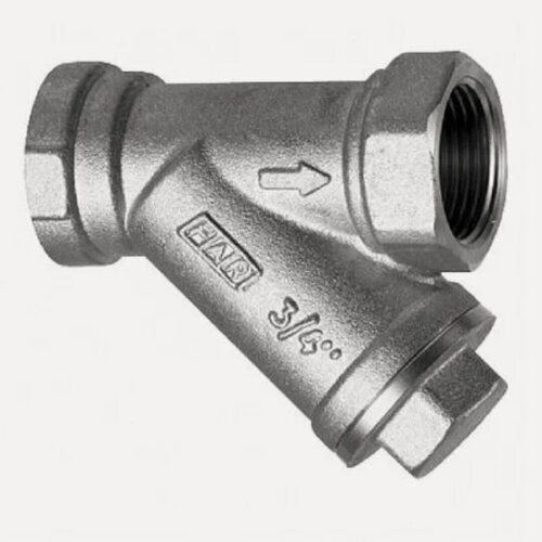 Изображение товара Фильтр косой - грязевик FAR 3/4' (ВР-ВР) 300 мкм для грубой очистки воды хромир.