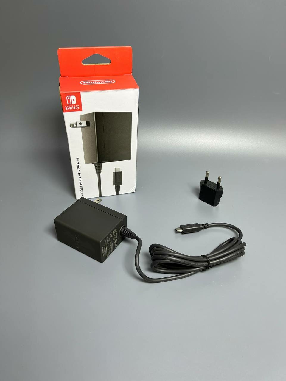 Блок питания Nintendo AC Adapter 220v (Nintendo Switch)+переходник