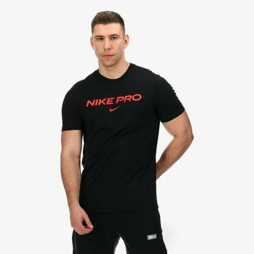 футболка nike nike logo размер l бежевый черный Футболка NIKE, размер L