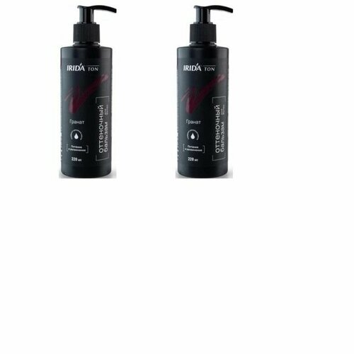 IRIDA Бальзам оттеночный для волос тон Гранат, 220 мл, 2 шт