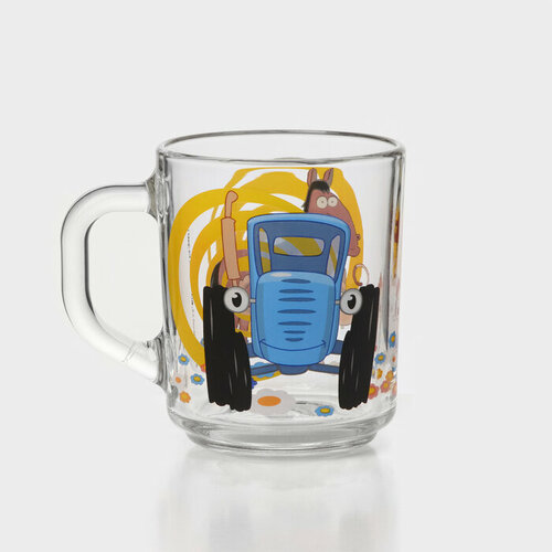 Синий трактор Кружка стеклянная Синий трактор 250 мл 543₽
