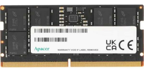 Apacer DDR5 32GB 4800MHz SO-DIMM (PC5-38400) CL40 1.1V (Retail) 2048*8 3 years (AS32GHB48CTBBGH/FS.32G2A. PTH)