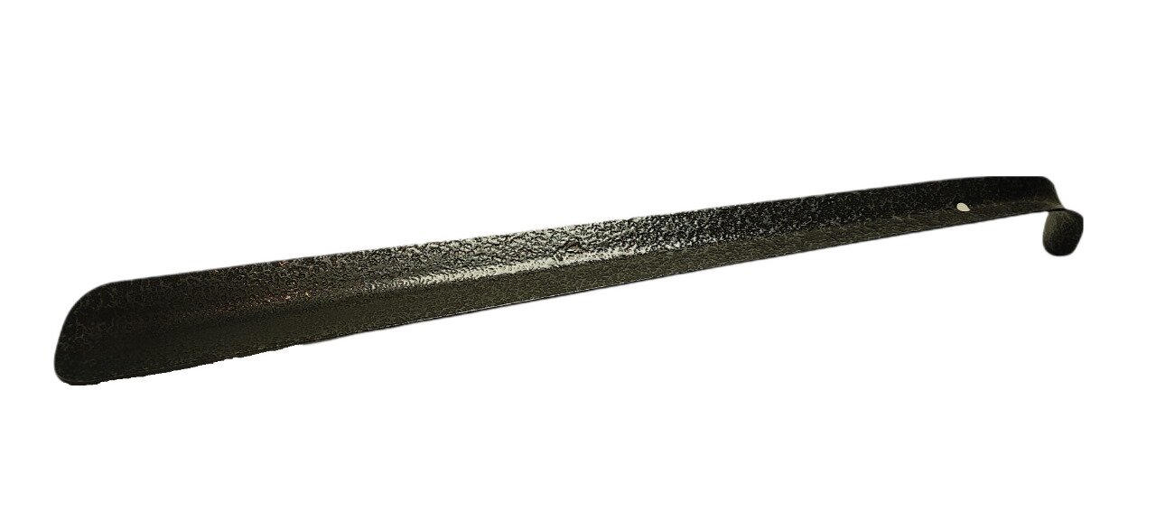 Рожок для обуви металлический "Люкс" 45 см, цвет черный, 1 шт