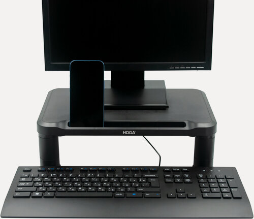 Изображение товара Подставка для монитора, ноутбука, принтера HOGA-MSP438BK