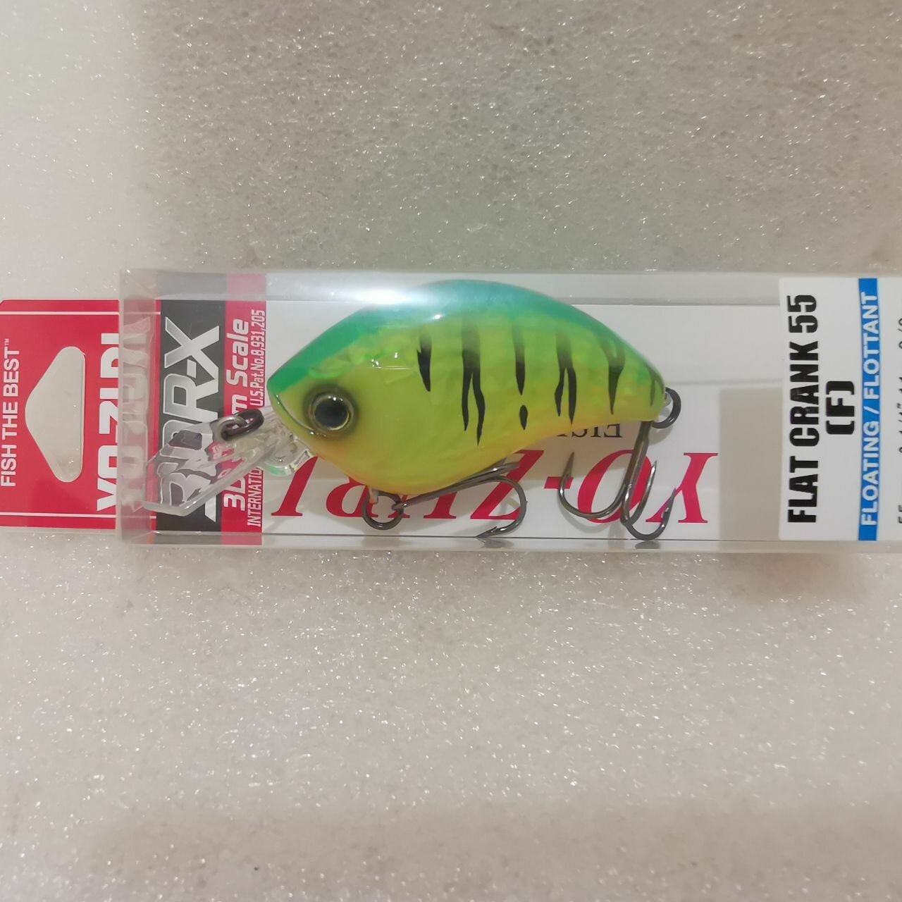 Воблер YO-ZURI 3DR-X FLAT CRANK 55F R1443-FT (55мм,11г) (F1220)