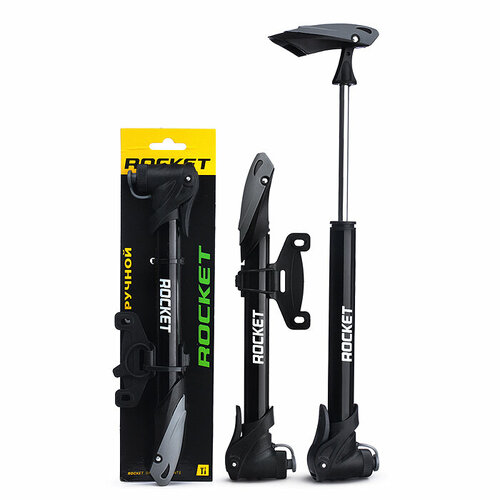 Насос ручной велосипедный Rocket алюминий AV Presta 81400₽