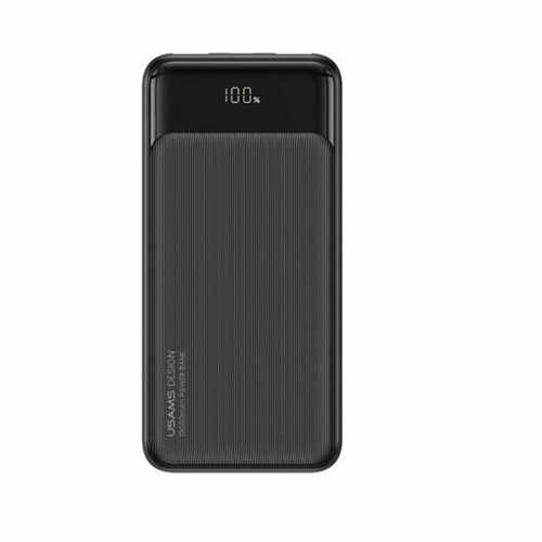 Внешний аккумулятор 30000 mAh USAMS US-CD202 (2USB/QC/PD/Micro/дисплей) черный