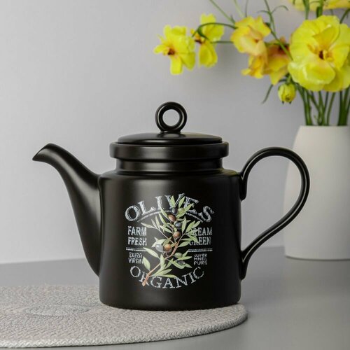 Чайник заварочный 920 мл MILLIMI Олива 23х11х155 см керамика 939₽