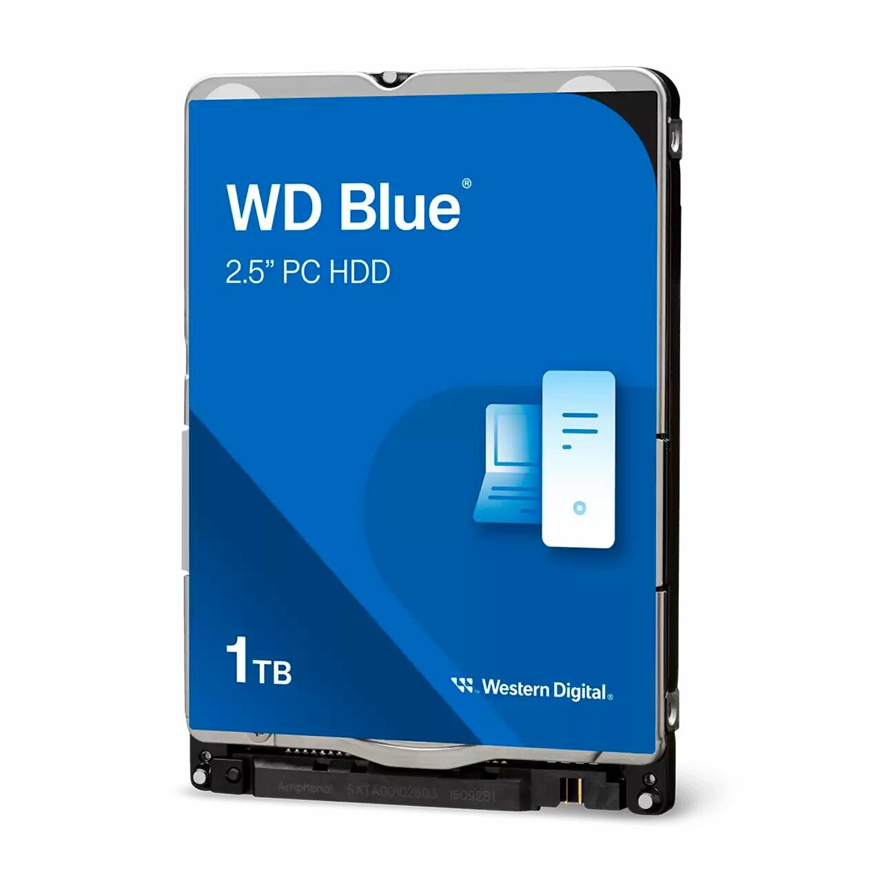 Внутренний HDD диск WD Blue 1TB, SATA3, 2.5" (WD10SPZX-60Z10T1)