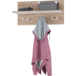 фото Полка Моби Куба 10.123 дуб сонома/белый премиум