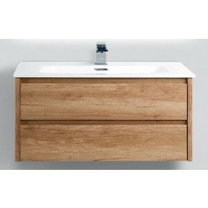 Тумба с раковиной BelBagno Kraft 100, Rovere Nebrasca Nature (KRAFT-1000-2C-SO-RNN, BB1000ETL)