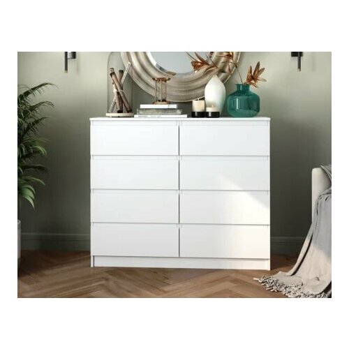 Комод по мотивам Икеа белый матовый 120x40x99 11176₽