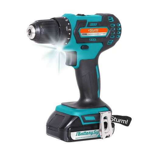 Аккумуляторный шуруповерт Sturm CD18L 650000₽