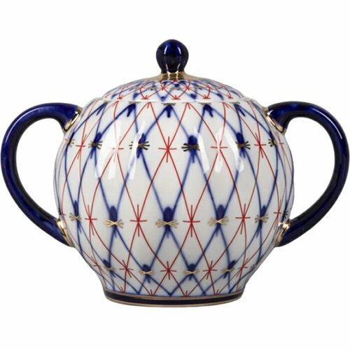 Сахарница Сетка 1950 Тюльпан Императорский фарфоровый завод ИФЗ 8042359001 6299₽