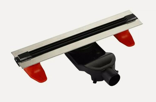 Изображение товара Трап Vieir DL70Q-C с гидрозатвором для ванны и душа, длина 70 см, черный