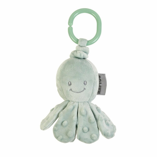 Игрушка мягкая Nattou Soft toy Lapidou Octopus Осьминог с вибрацией sage green 876544 1450₽