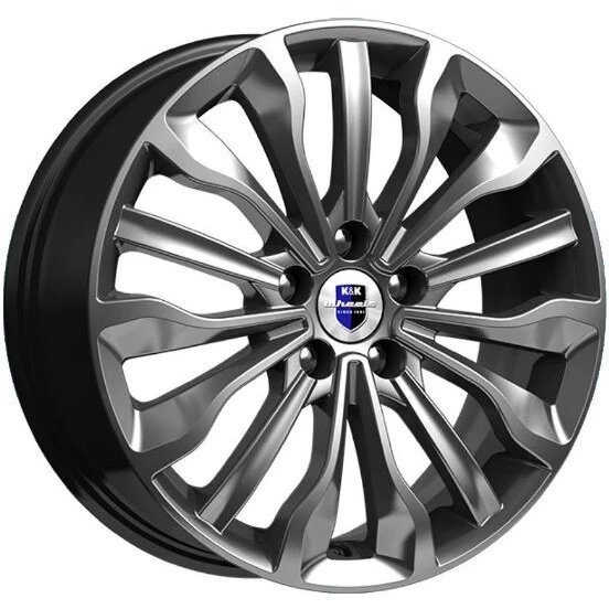Колесный диск K&K Атакама 6.5x17 5*108 ET50 DIA63.3 Дарк платинум