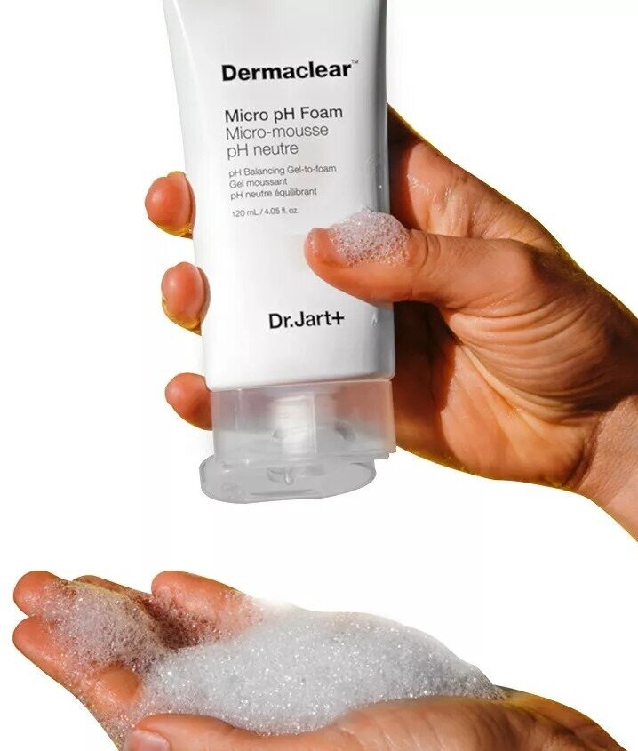 Dr. Jart+ гель-пенка глубокого очищения для умывания Dermaclear Micro Foam, 120 мл, 120 г — фото 1