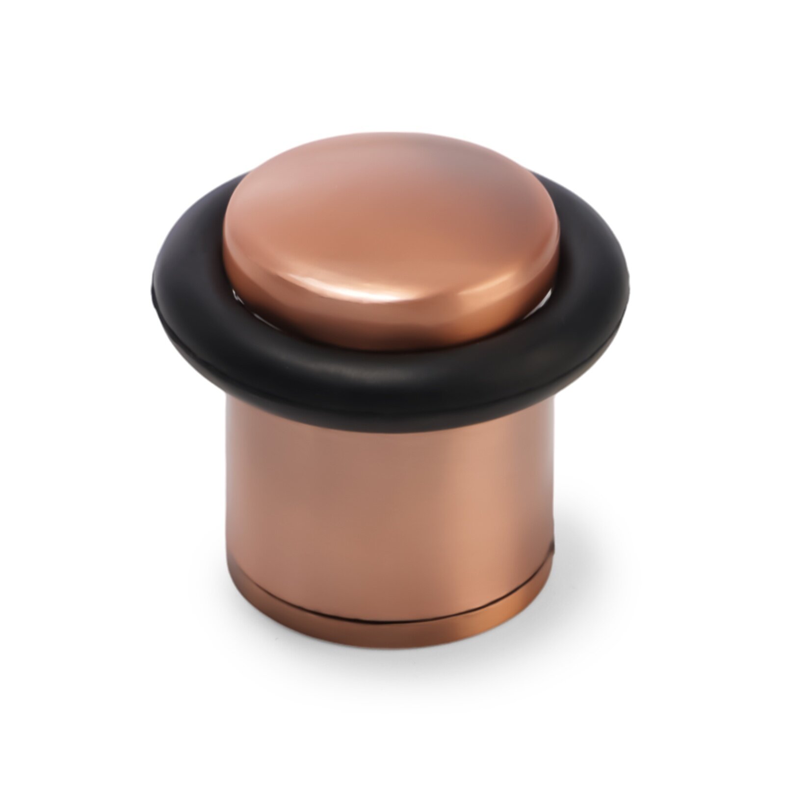 Упор дверной U302AC d=27 мм h=40 мм цвет медь