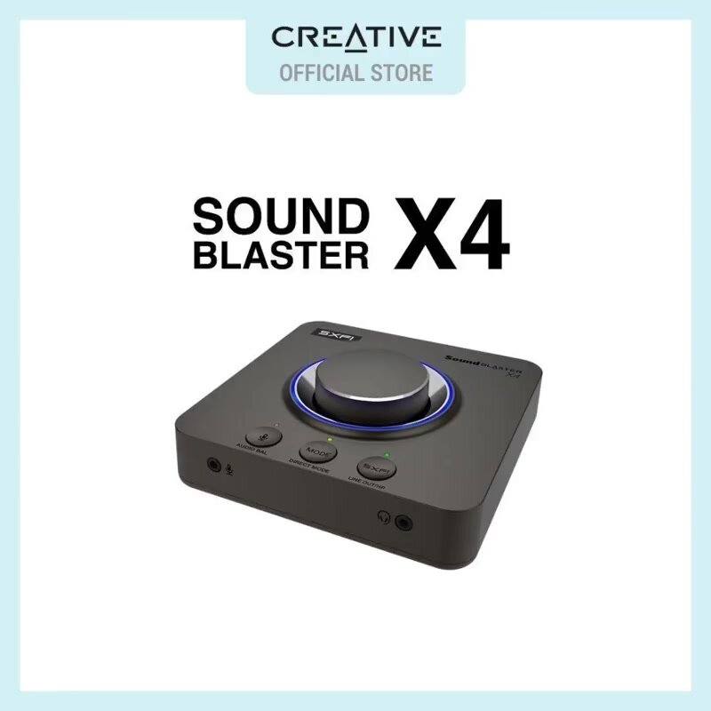 Звуковая карта Creative USB Sound Blaster X4 (Super X-Fi Ultra DSP) 7.1 Ret — фото 1