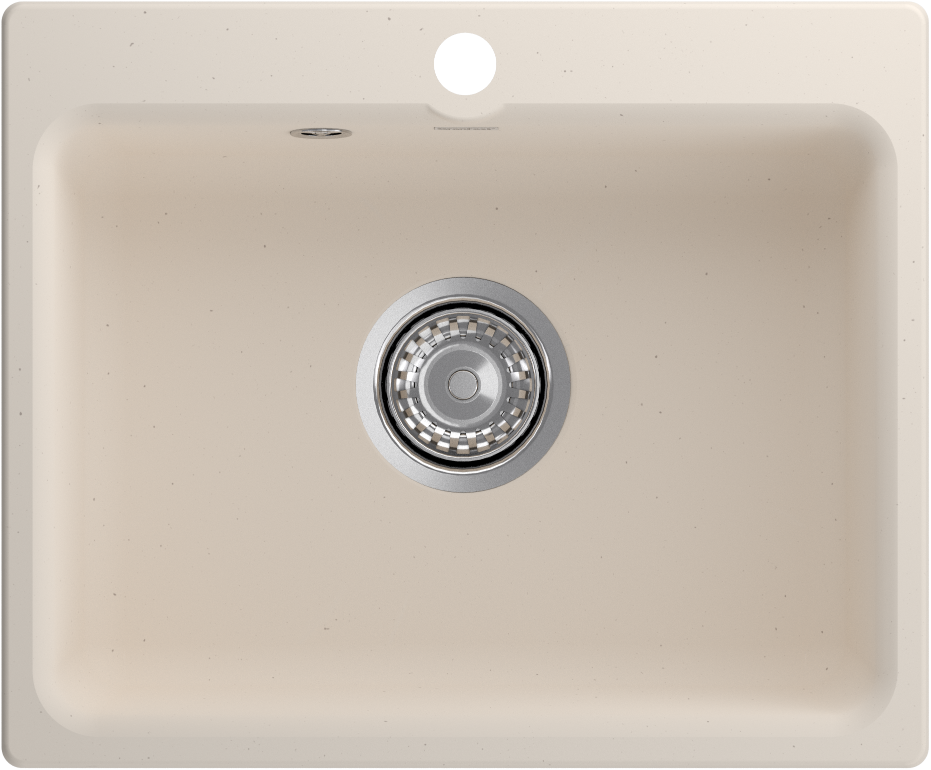 Мойки GRANFEST SMART SM520 (мрамор) 1-чаша 520х430мм белый (без сифона)