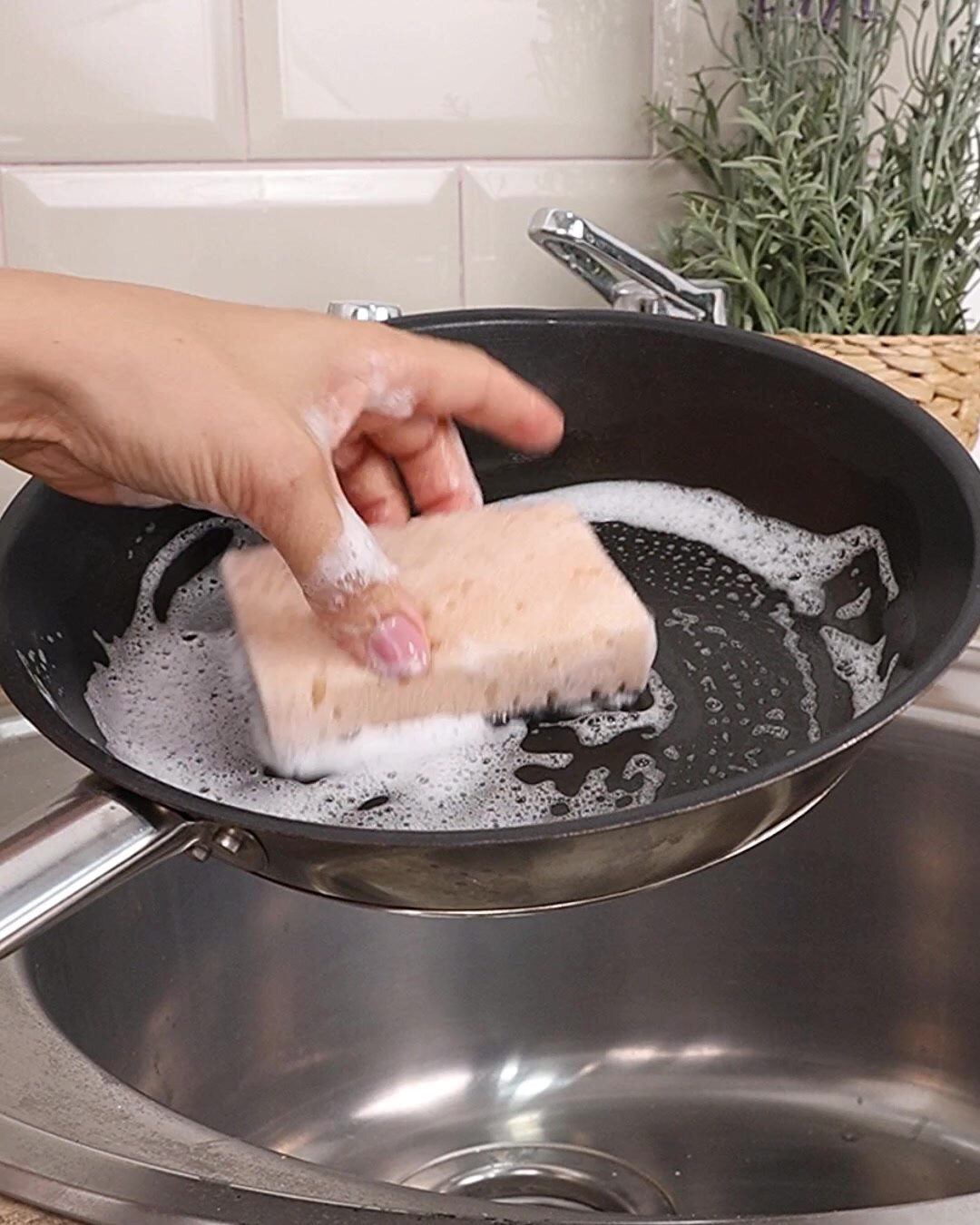 Губки для мытья посуды SPOTLESS, абразивные, 10 шт, бежевые, универсальные, набор для мытья посуды — фото 1