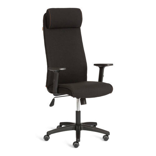 фото Кресло pragmatic plt tetchair черный, ткань, металл, пластик, мягкое сиденье, с подлокотниками