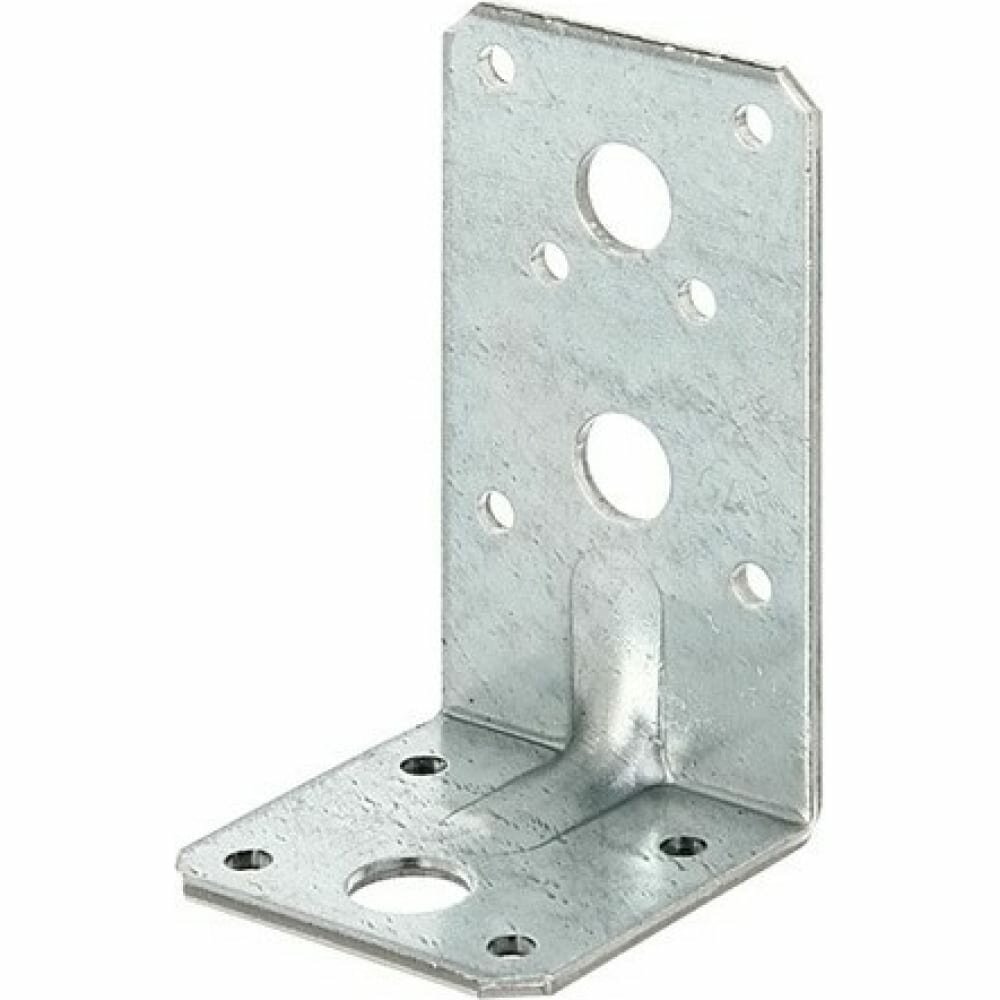 Усиленный уголок крепежный GAH ALBERTS 90x50x50x25 мм